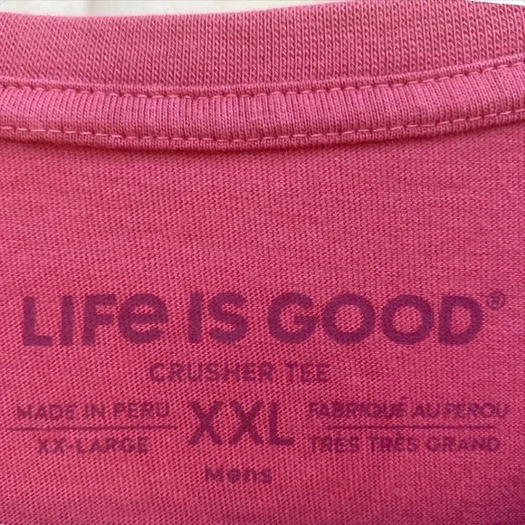 Life is Good Quarantine Relief Pitcher Crusher Tee Shirt Men’s Size XXL Cotton - Picture 5 of 7